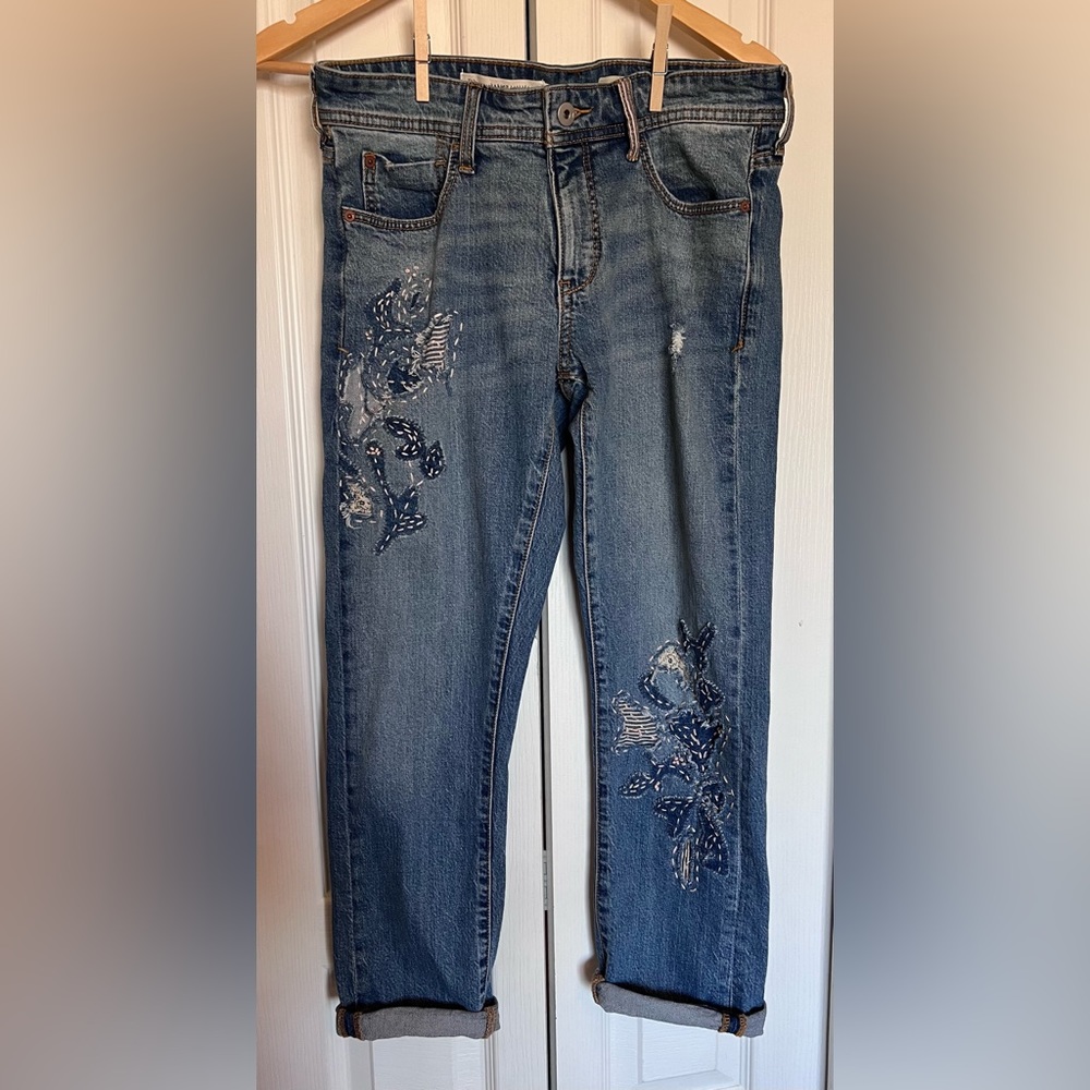 Anthropologie Pilcro Slim Boyfriend, Size 27 Petite